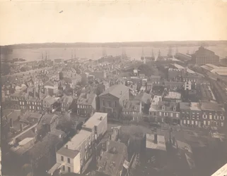 Panorama de Philadelphie, vue est - Est depuis la tour de tir, 1870